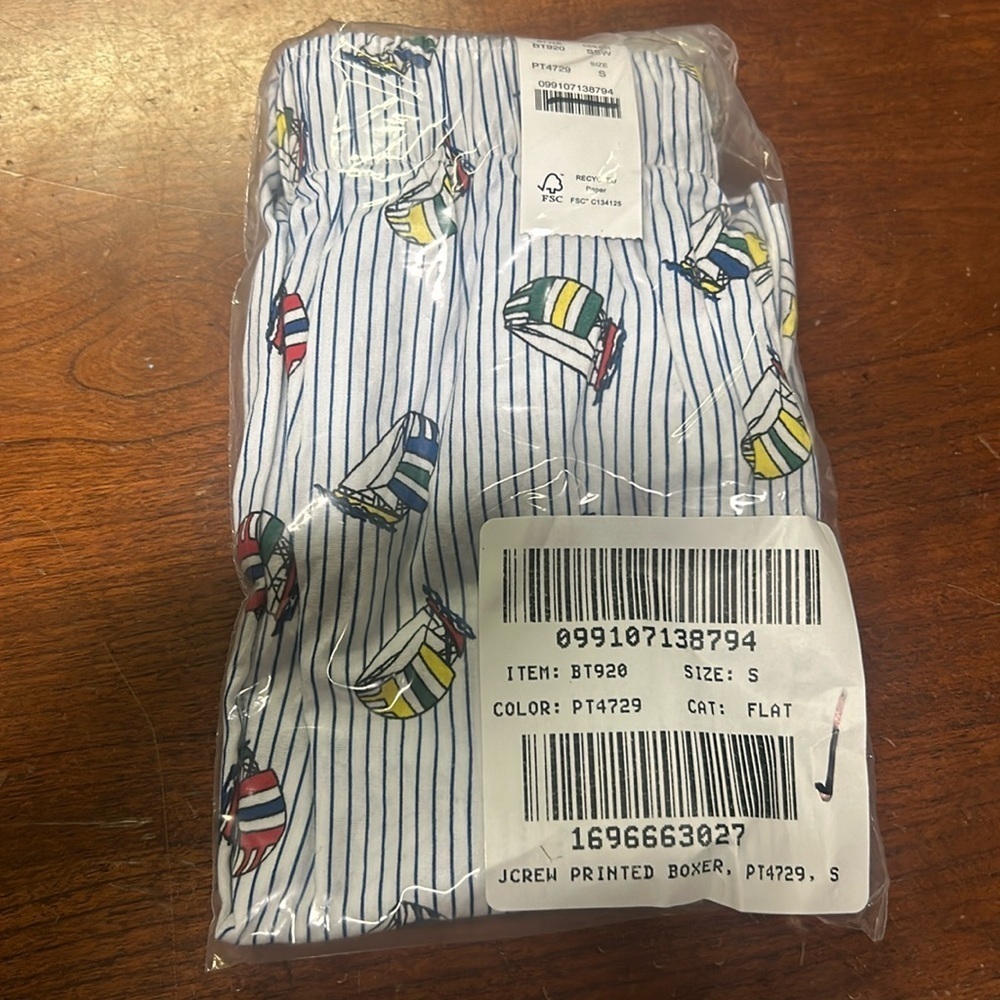 J Crew Printed boxers BT920